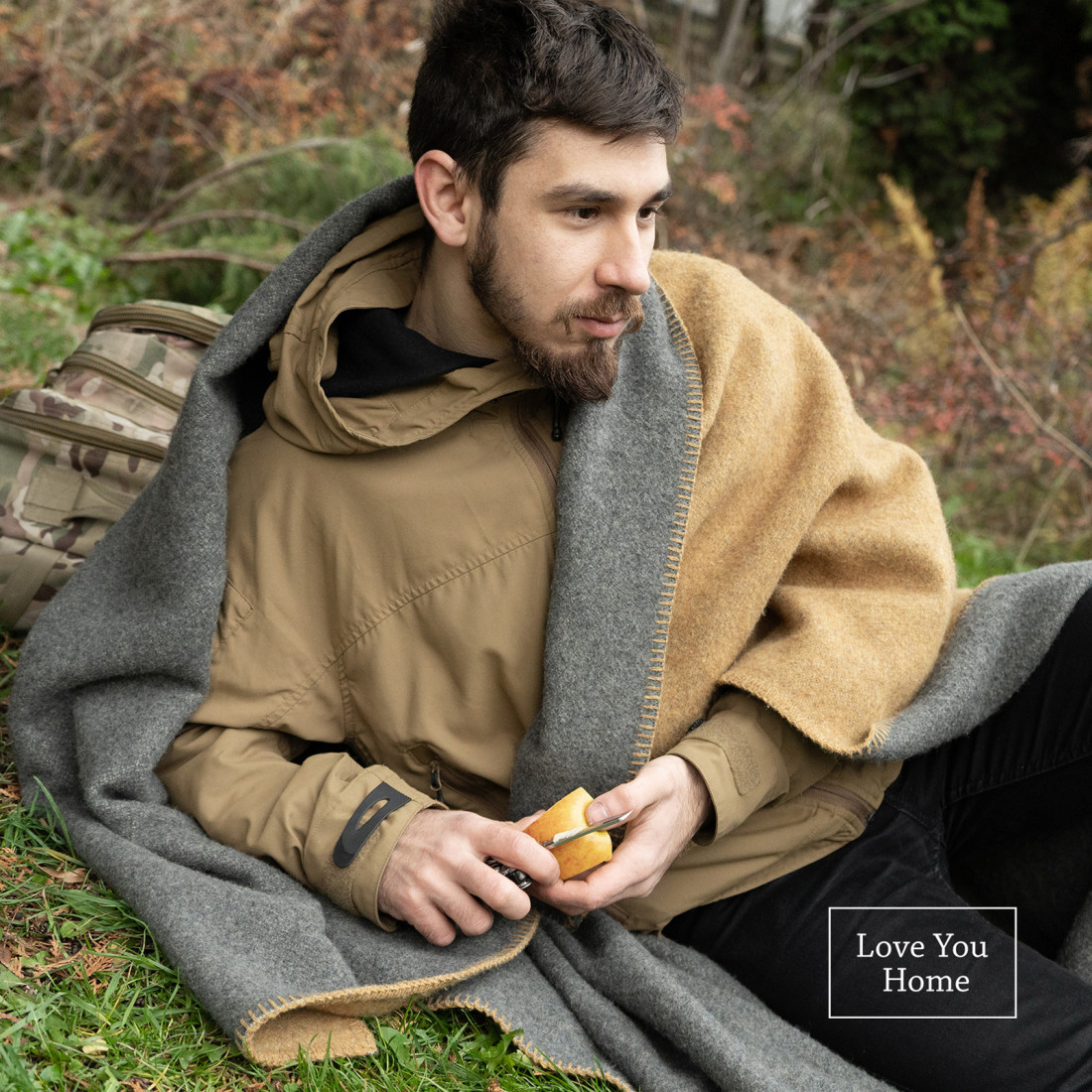 100% Schafwolle Decke · 7