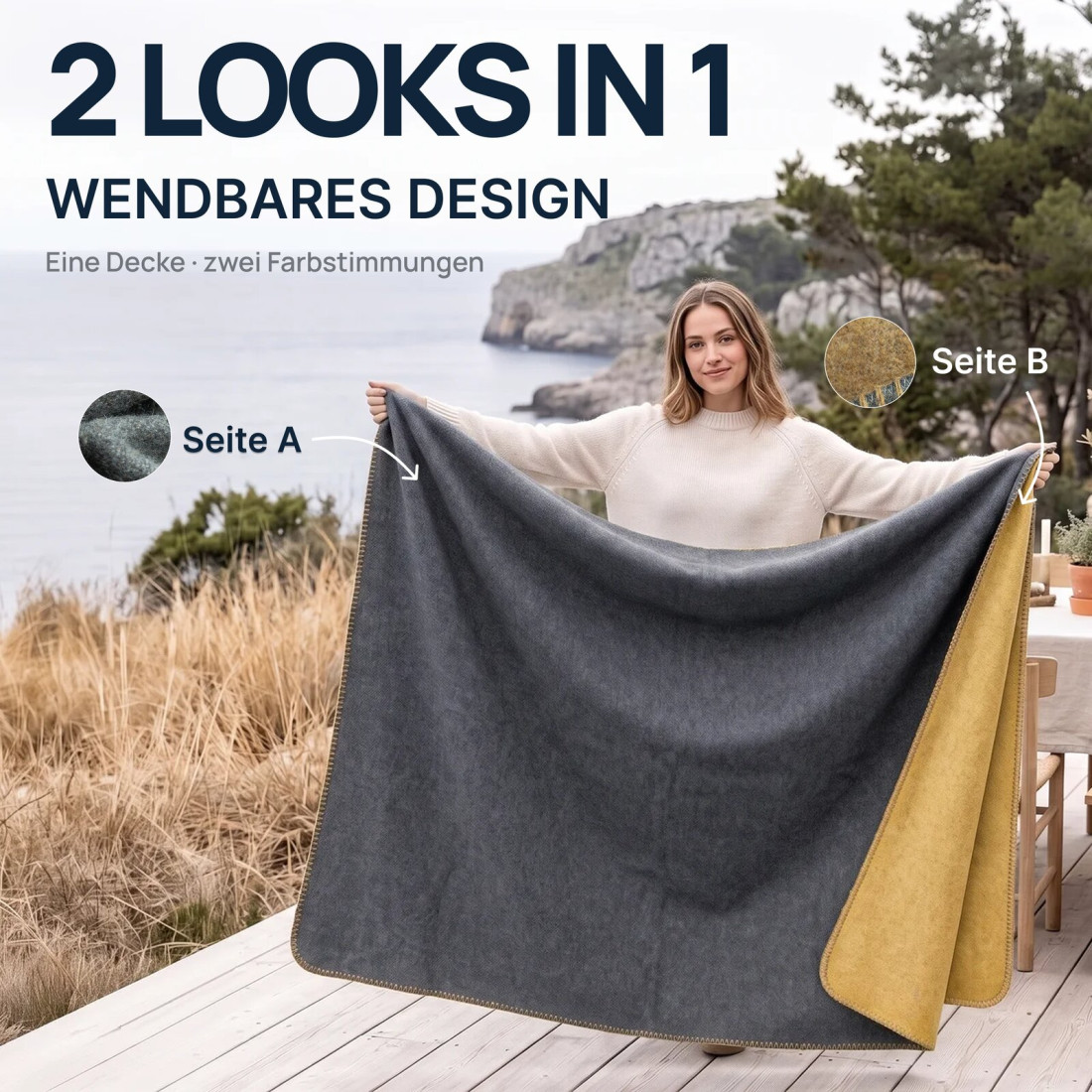 80% Merino Wolldecke · 2