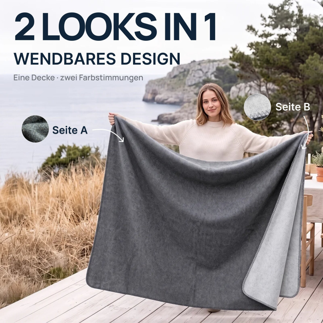 80% Merino Wolldecke · 2