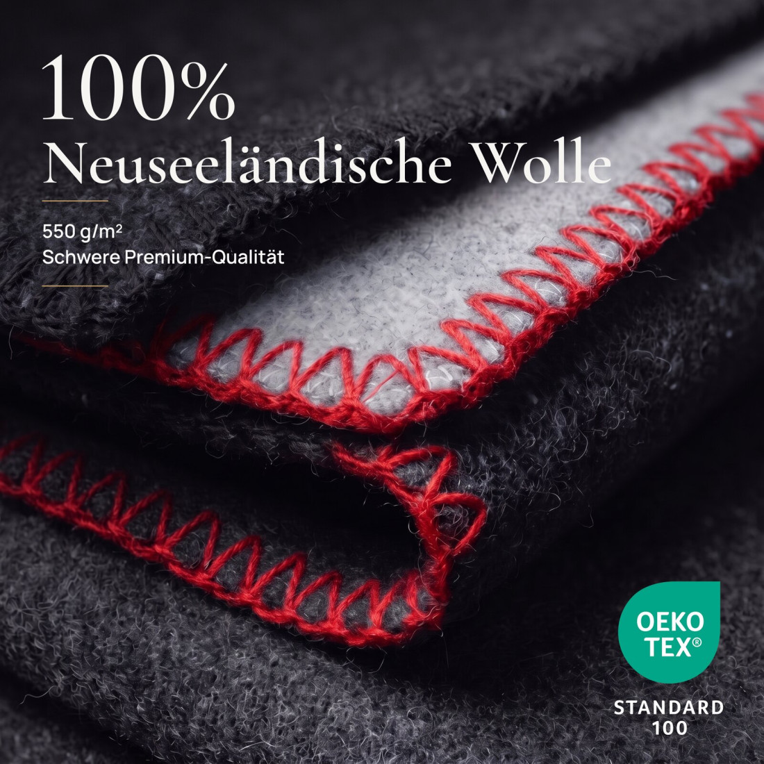 Wendbare Wolldecke aus 100 % Wolle · 3