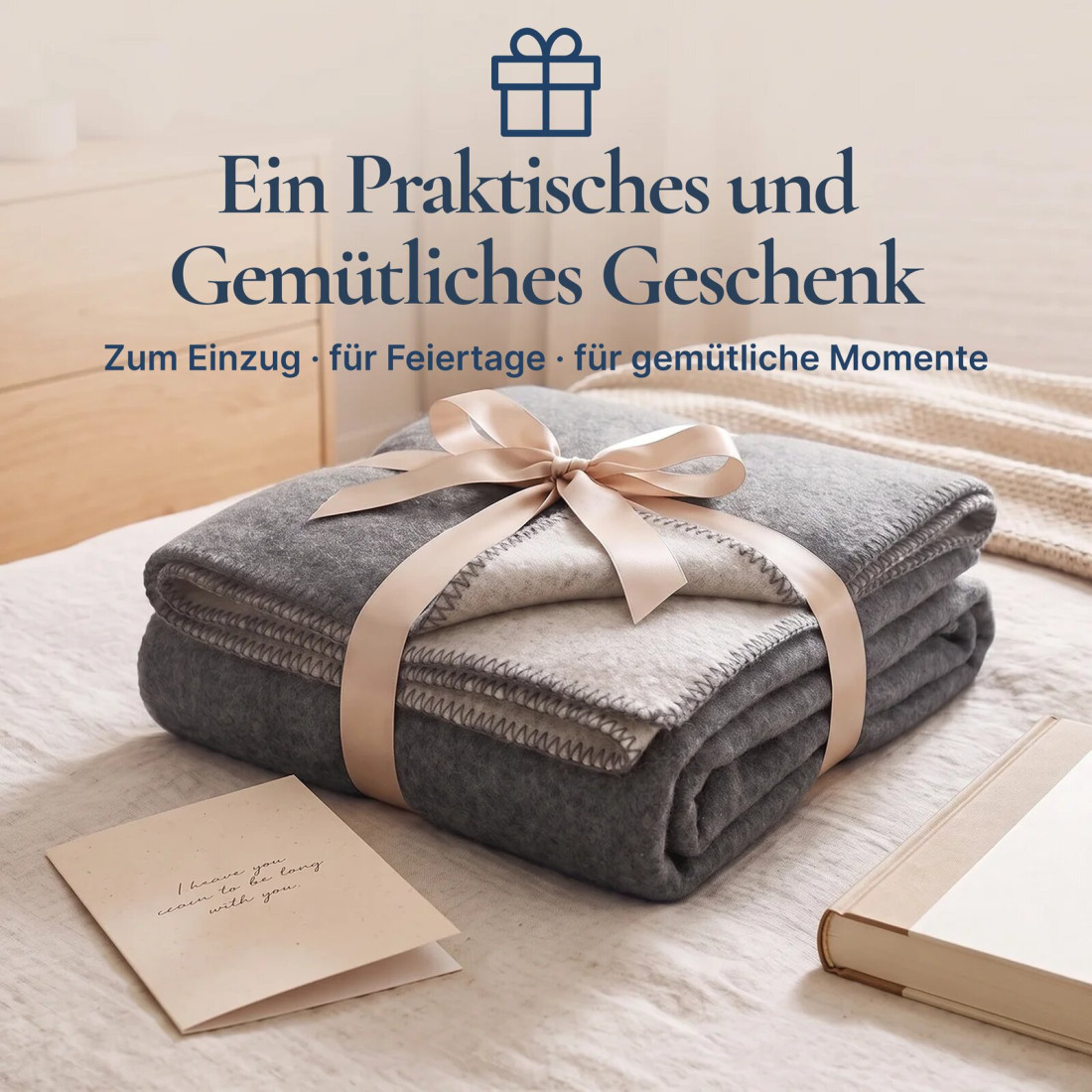 Wendbare Wolldecke aus 100 % Wolle · 8