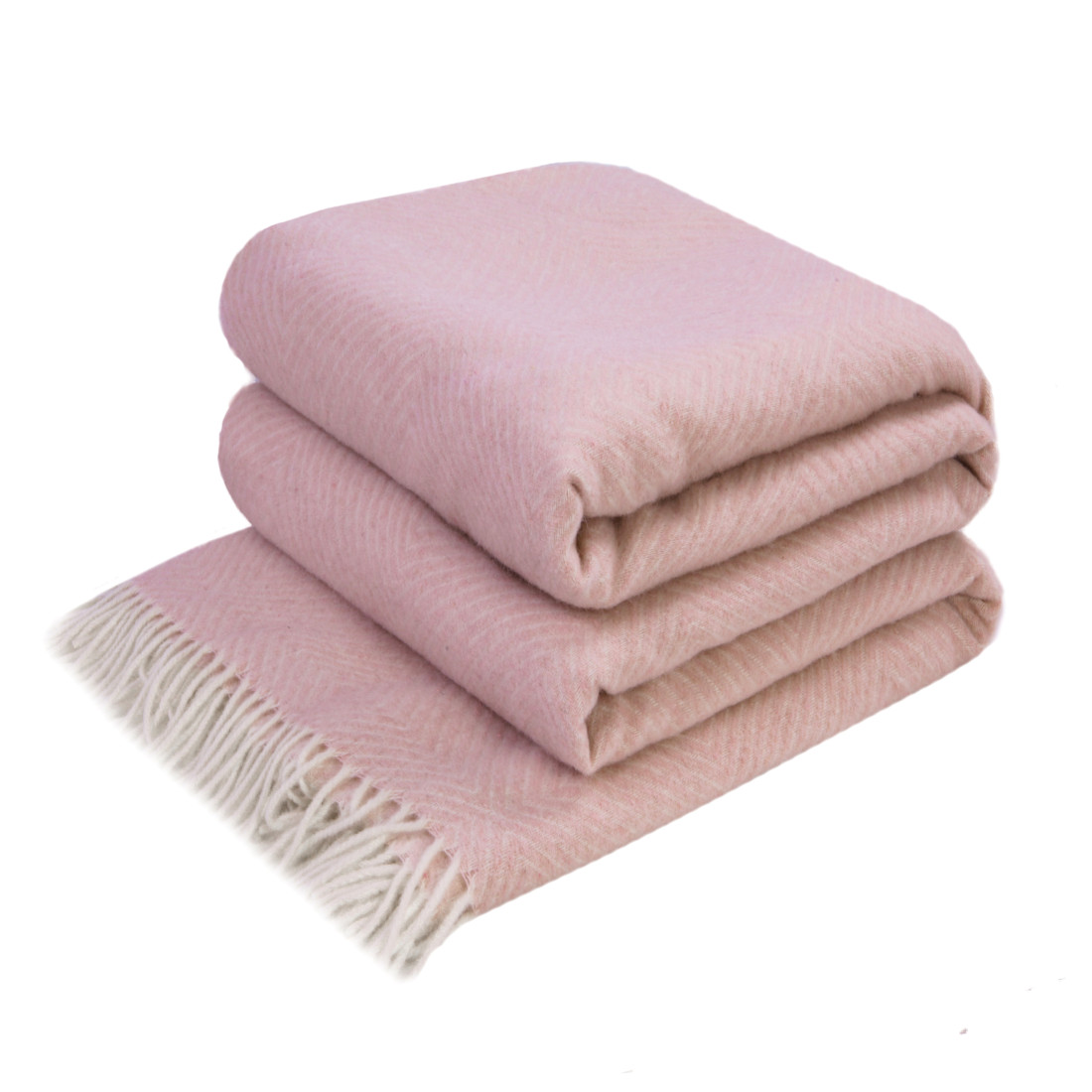 Merino Wolldecke Rautenmuster