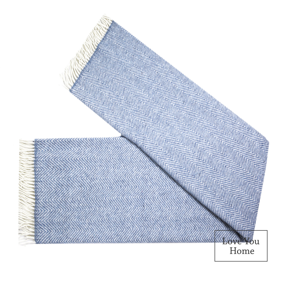 Merino Wolldecke Ecken Chevron · 5