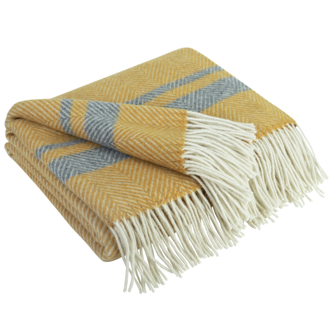 Merino Wolldecke Streifen
